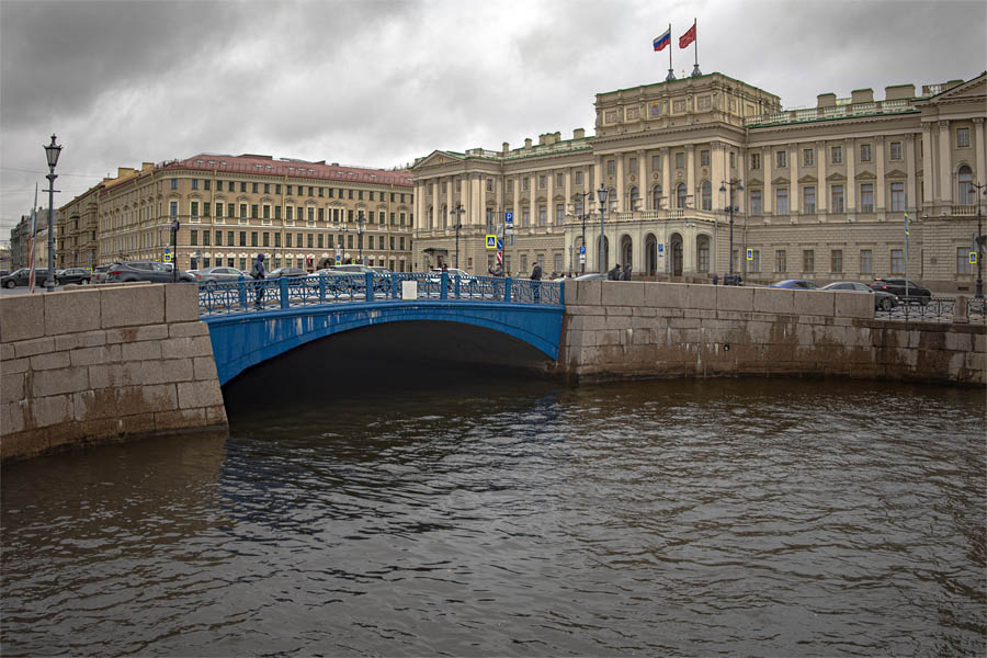 Синий мост. Весна 2024 года.